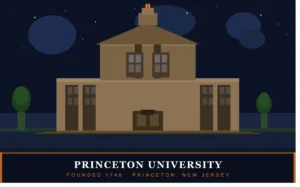 Princeton University Nassau Hall building — founded 1746, oldest Ivy League campus in New Jersey